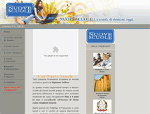 Tablet Screenshot of nuovescuole.com